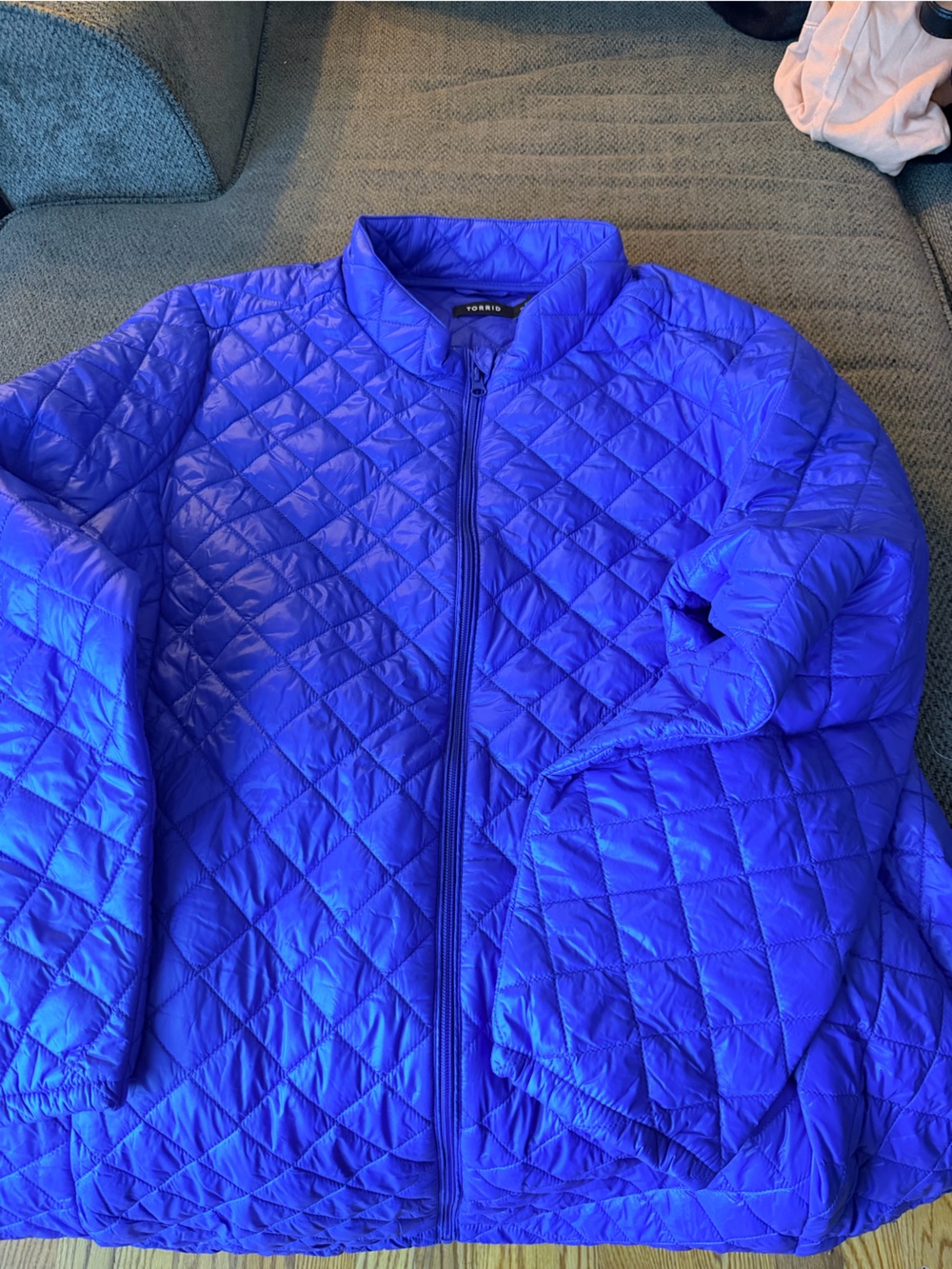 torrid Vibrant Royal Blue Quilted Jacket